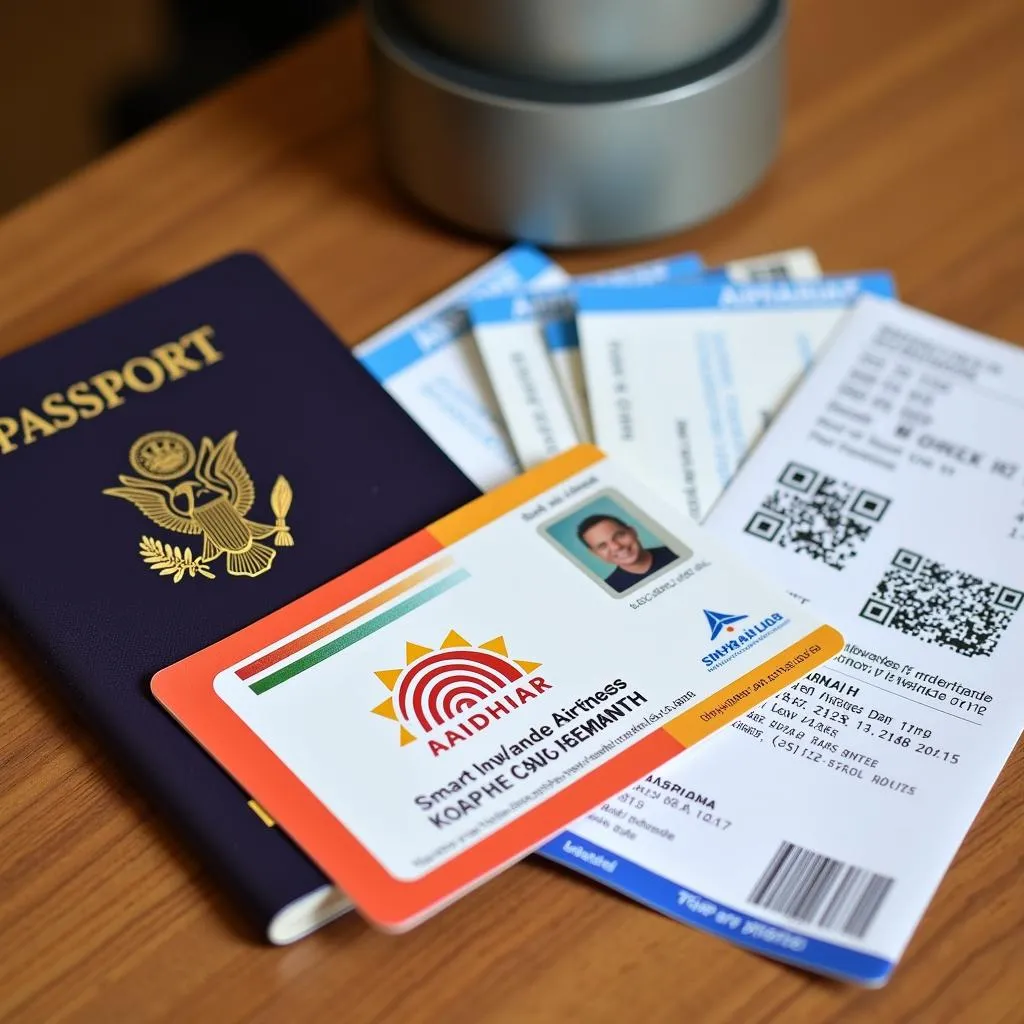 Essential travel documents for airport check-in