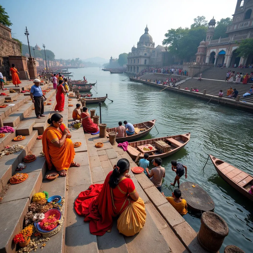 Exploring the Ghats of Allahabad