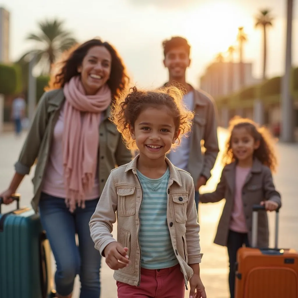 Family embarking on a pilgrimage to Shirdi 