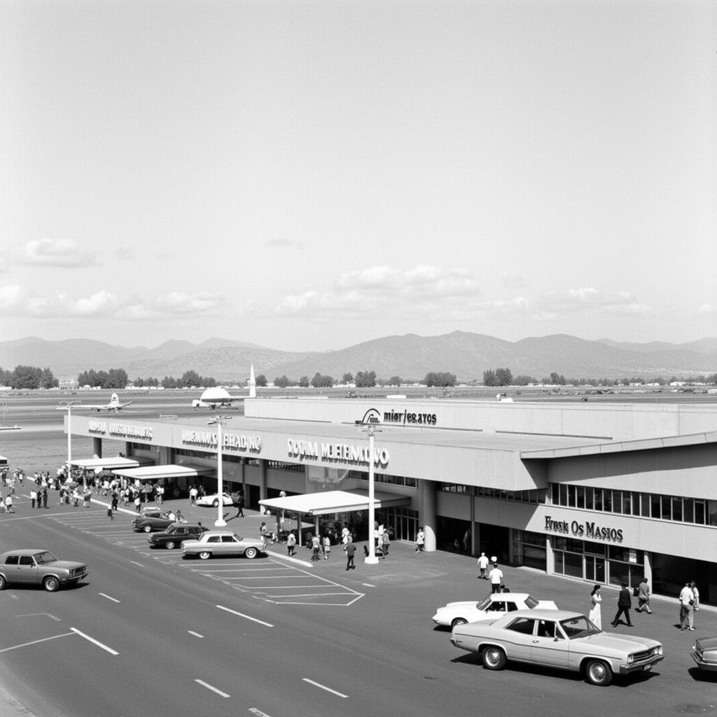 Fresno Airport in the 1960s