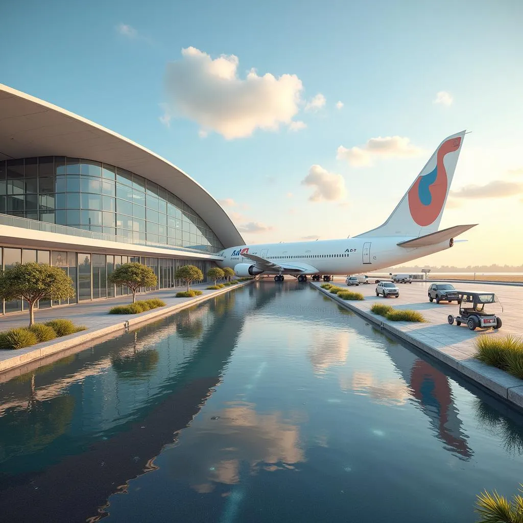 Conceptual Design of a Futuristic Indian Airport