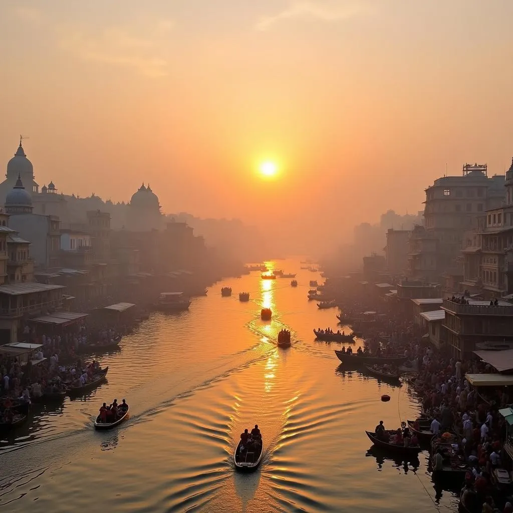 Ganges River Varanasi Sunrise