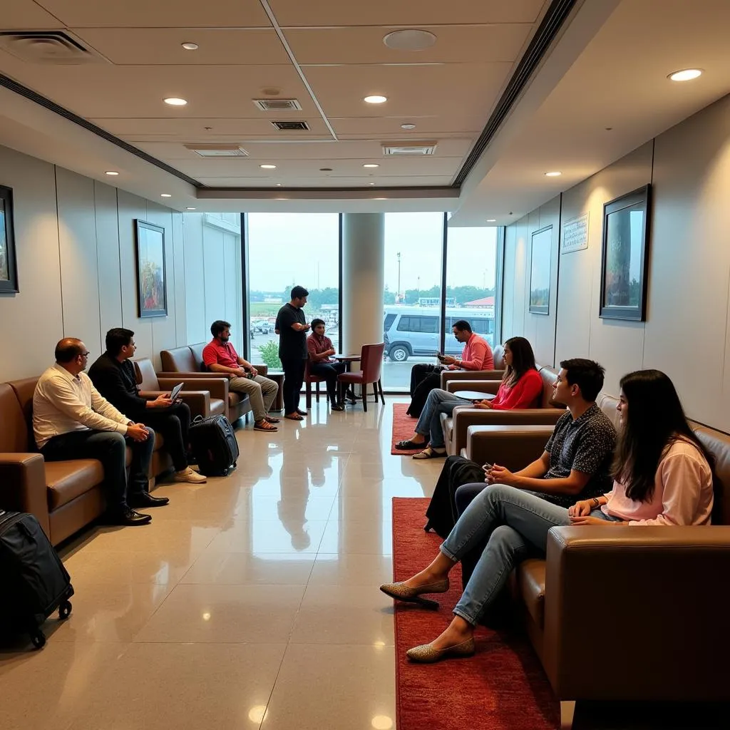 Relaxing Lounge Area at Guwahati Airport