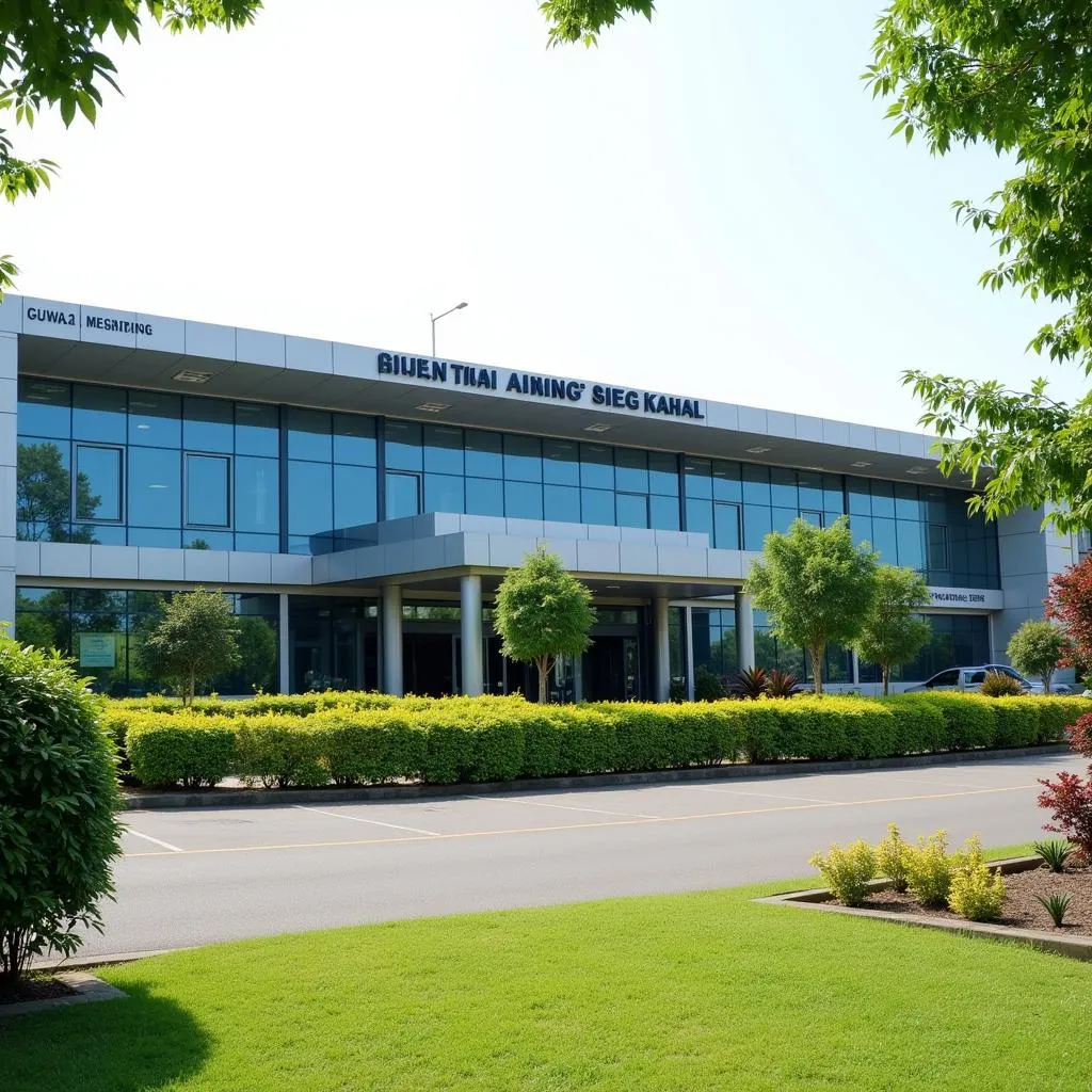 Guwahati Airport Terminal Building Exterior