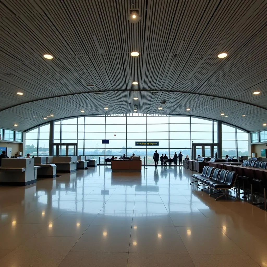 Gauhati Airport arrival hall