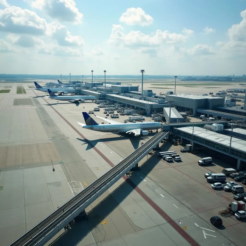 George Bush Intercontinental Airport (IAH) in Houston, Texas, United States