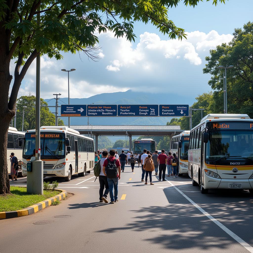 Goa Airport Bus Stand