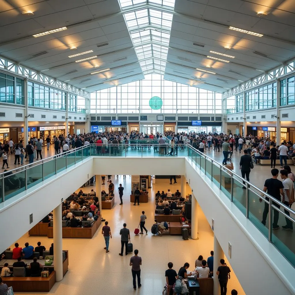 Inside Goa Airport Terminals