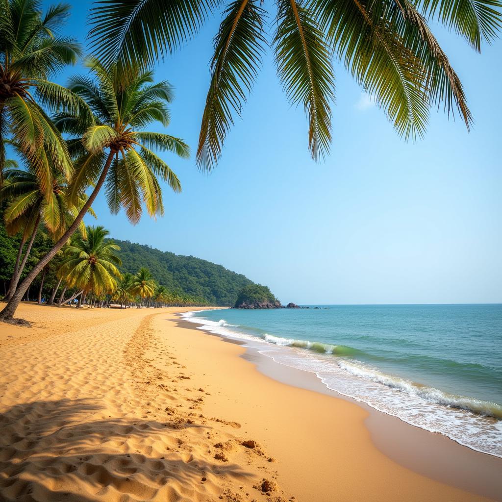 Scenic Beach near Dabolim Airport