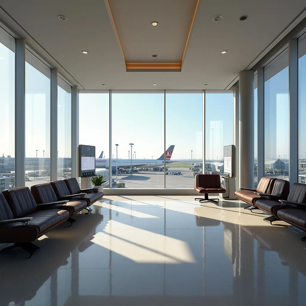 Spacious Passenger Lounge at Guntur Airport