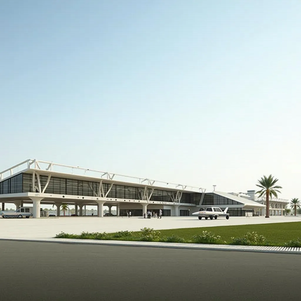 Modern design of Halwara Airport terminal