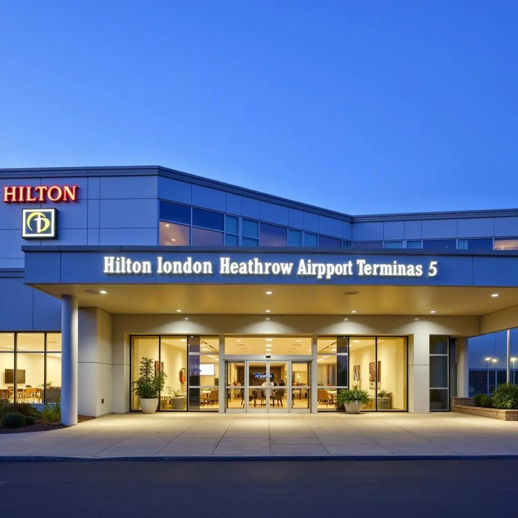 Hilton London Heathrow Airport Terminal 5 Exterior