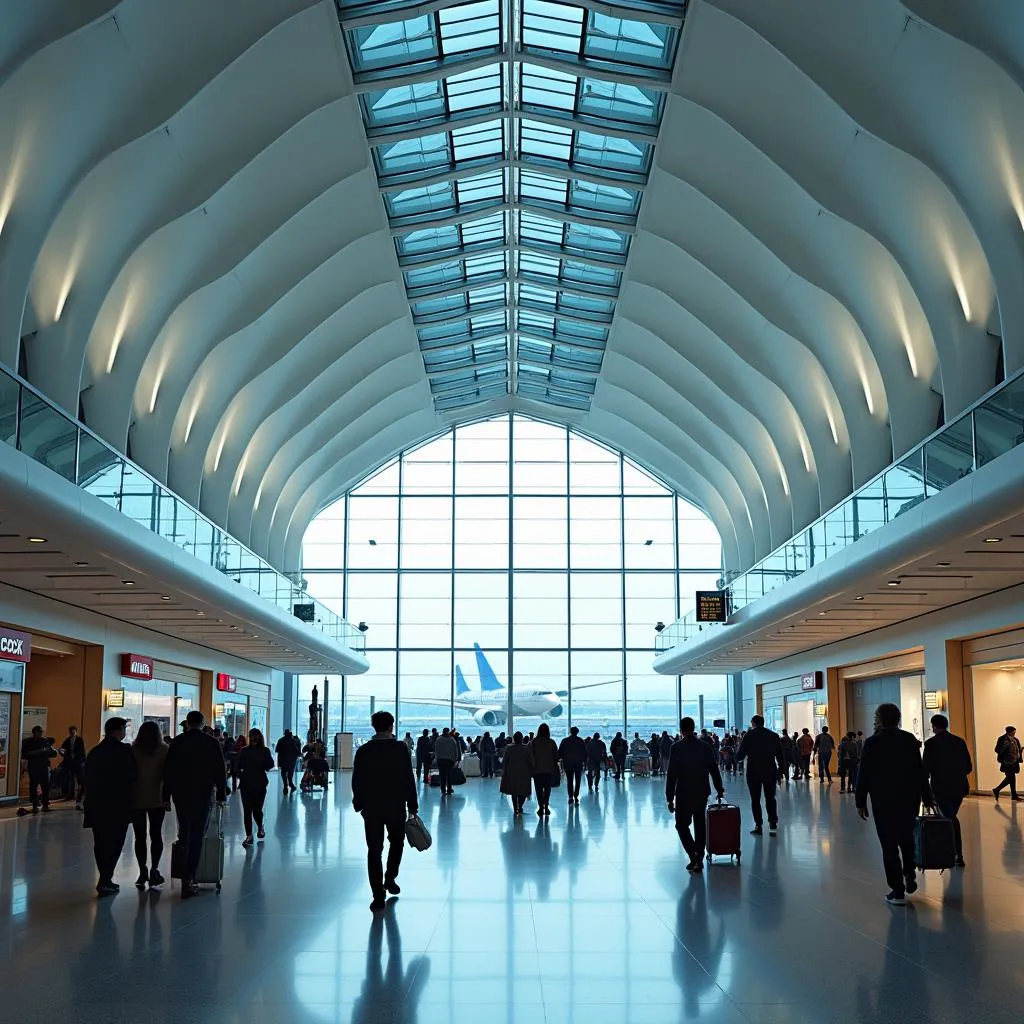 Heathrow Airport Terminal Panoramic