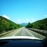 Highway View from Pune to Mumbai Expressway