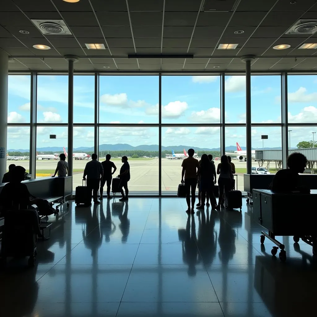 Domestic Departures at Honduras Airport