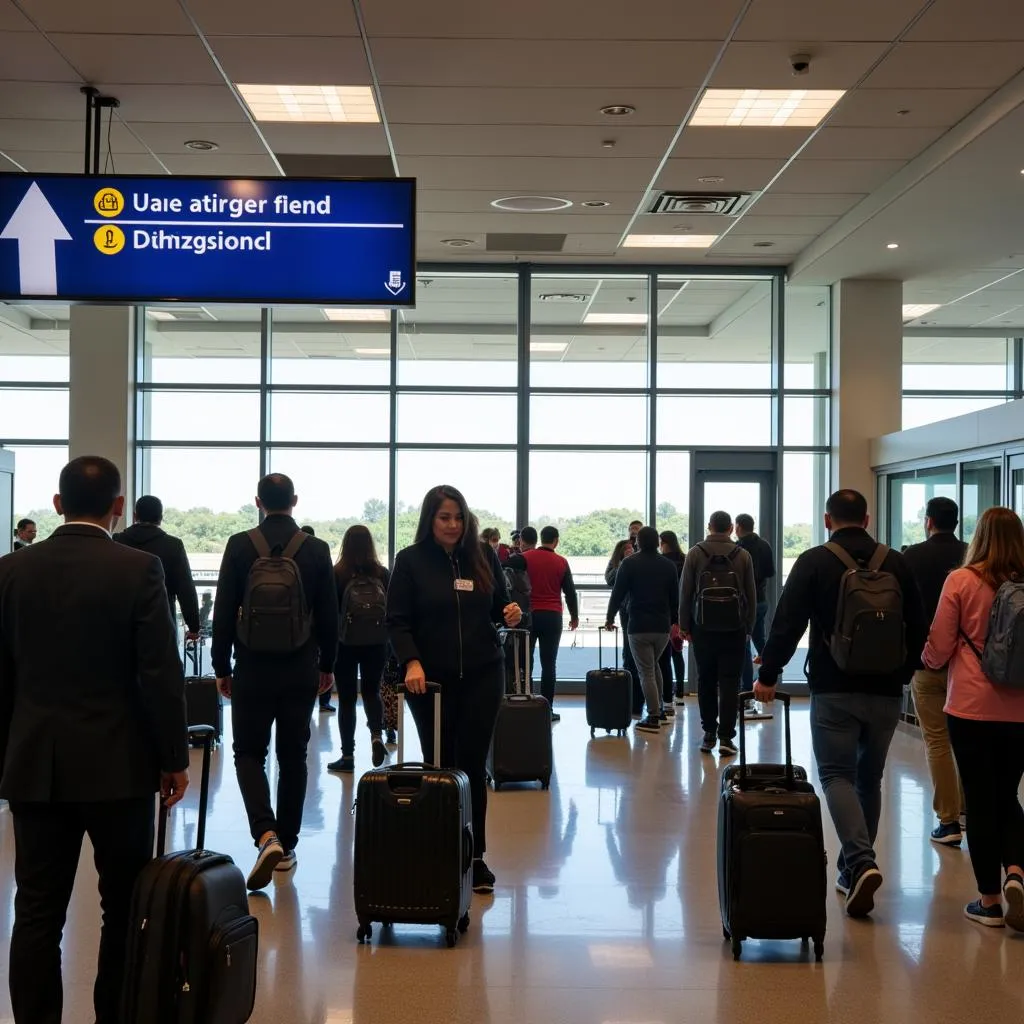 International Arrivals at Honduras Airport