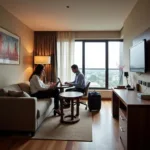 Business Traveler at Hotel Near Mumbai Airport