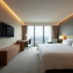 Modern Hotel Room with Amenities