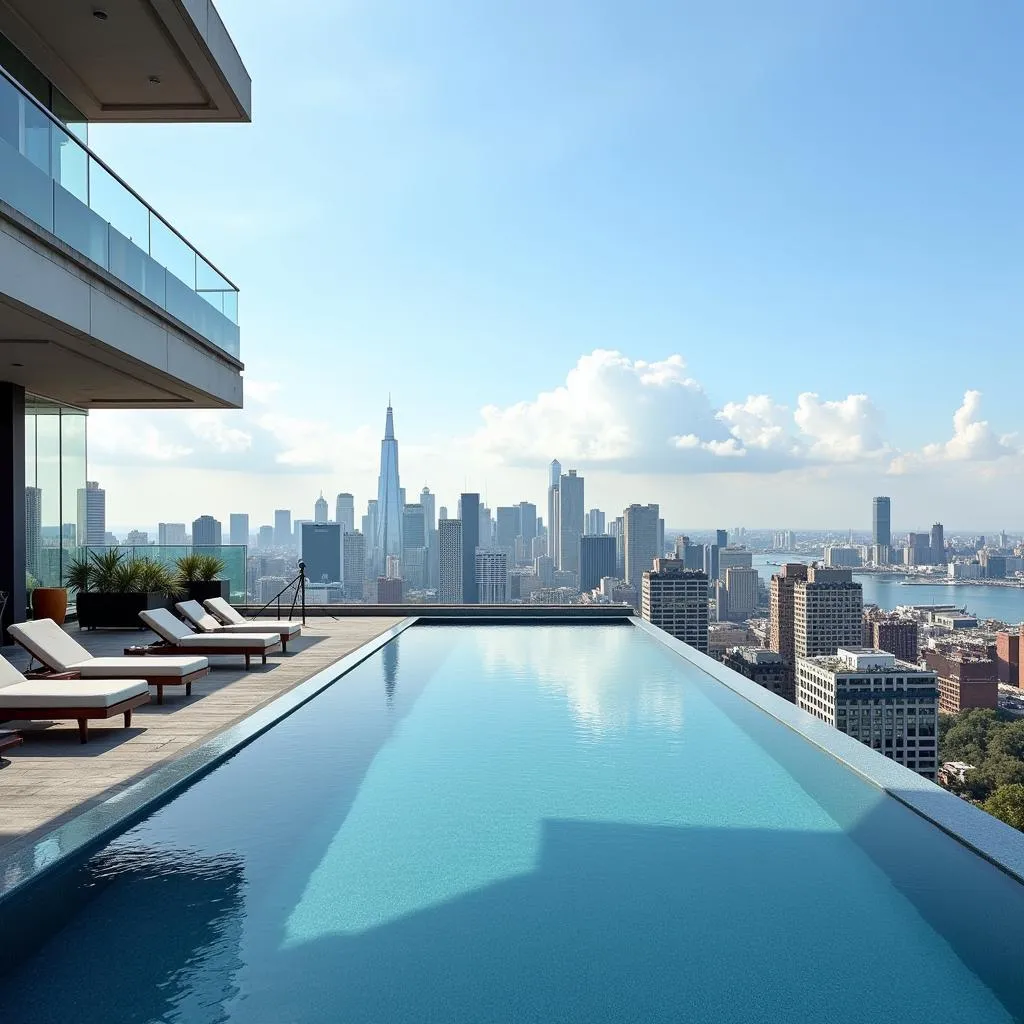 Hotel X rooftop infinity pool