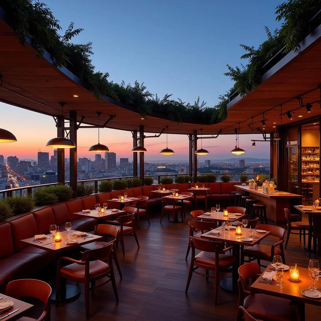 Hotel Z rooftop restaurant