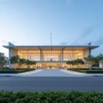 Hyderabad Airport Terminal Exterior