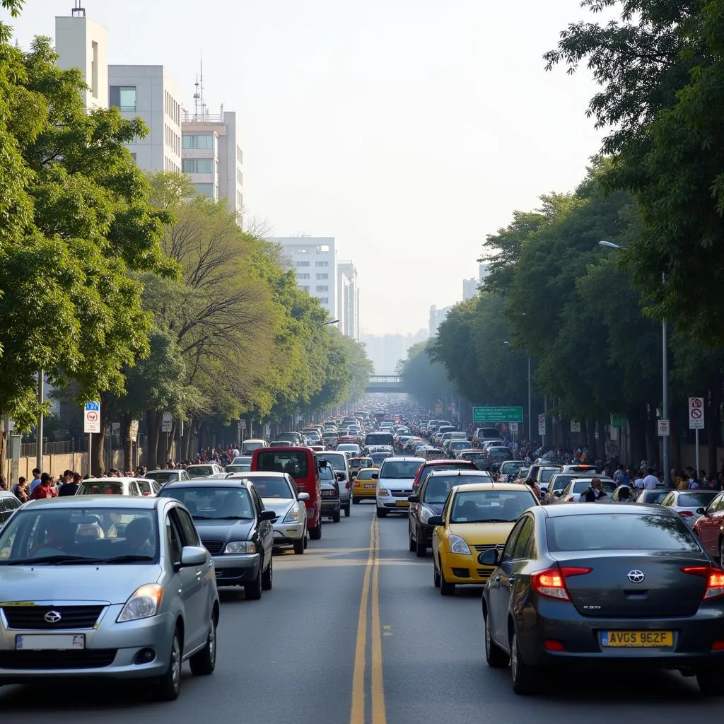 Traffic Conditions in Hyderabad