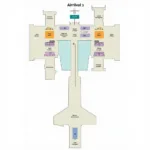 IGI Airport Terminal 3 Layout Map