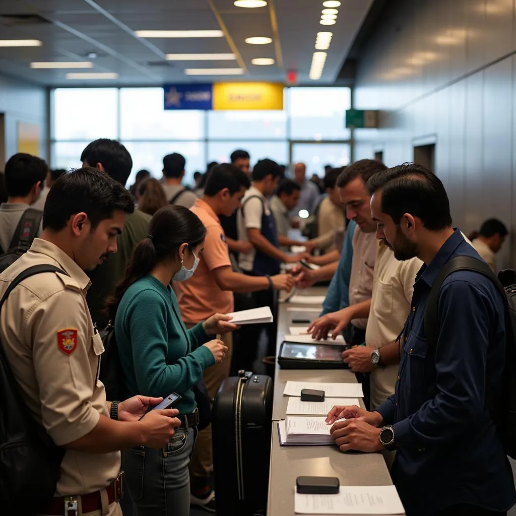 IGI Airport Immigration Counter