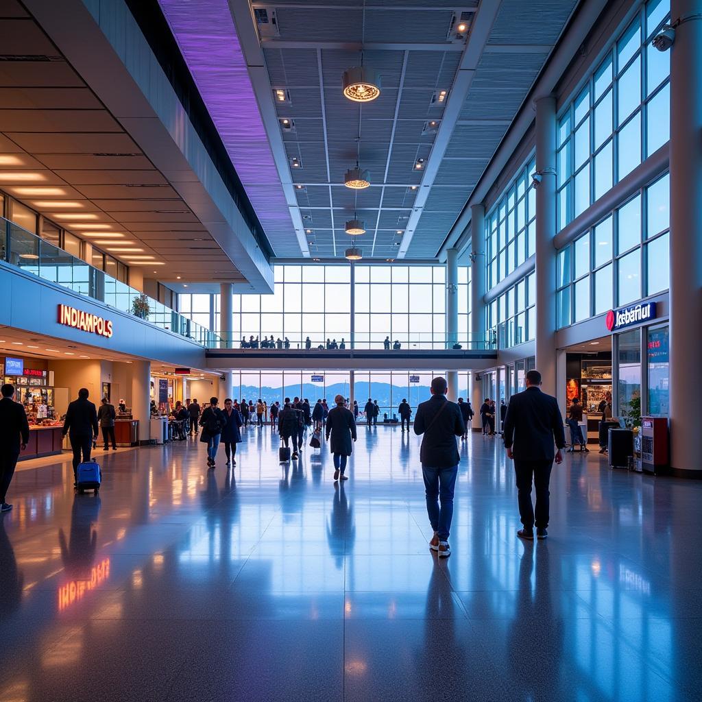 Indianapolis Airport Terminal Interior