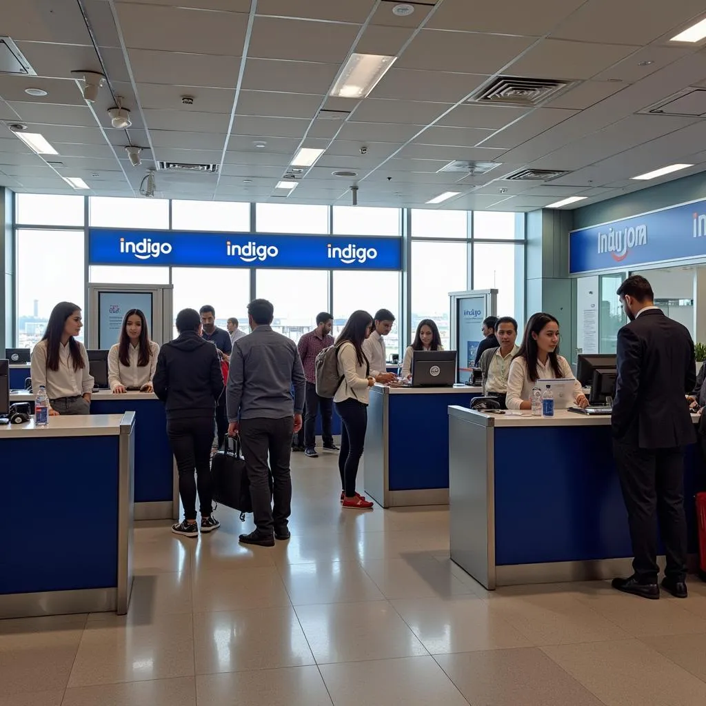 Indigo Airport Check-in Counter