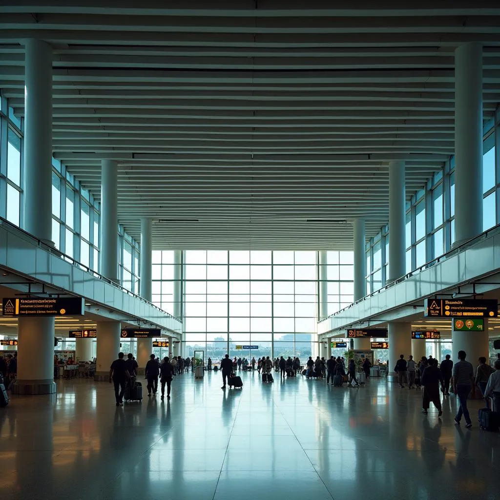 Indira Gandhi Airport Terminal 3 Arrival Hall