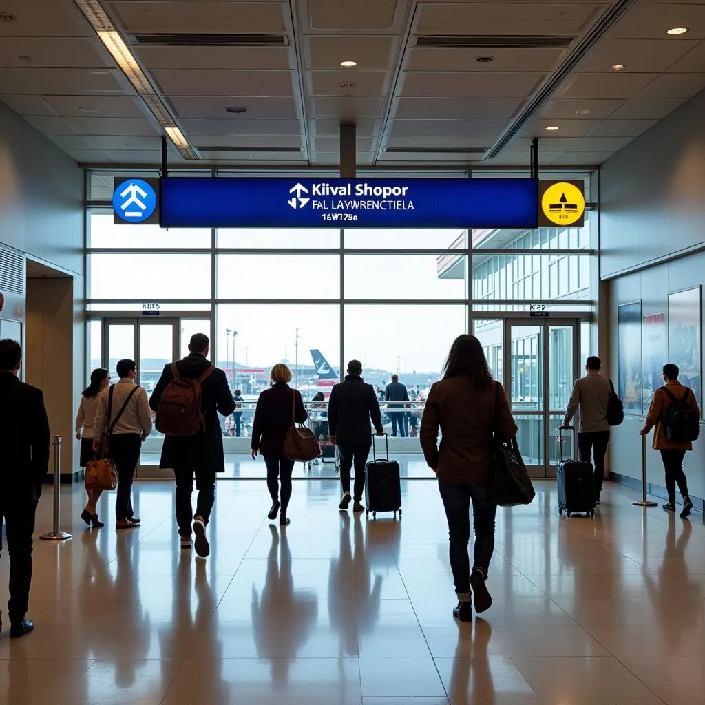 Departure Gate at Istanbul Airport