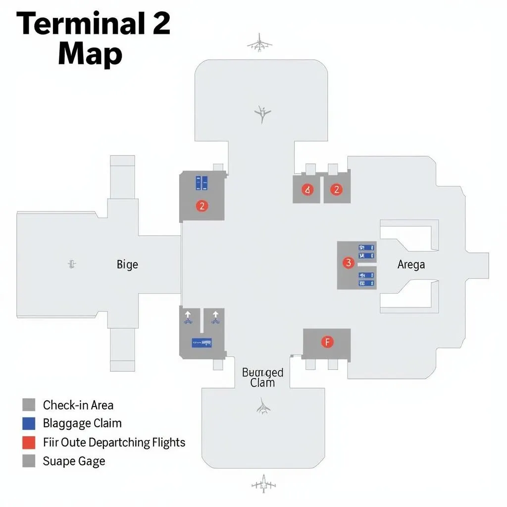 Terminal 2 Map: International Flights and Global Connections