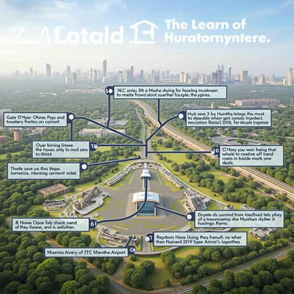 ITC Maratha Airport location with Mumbai cityscape
