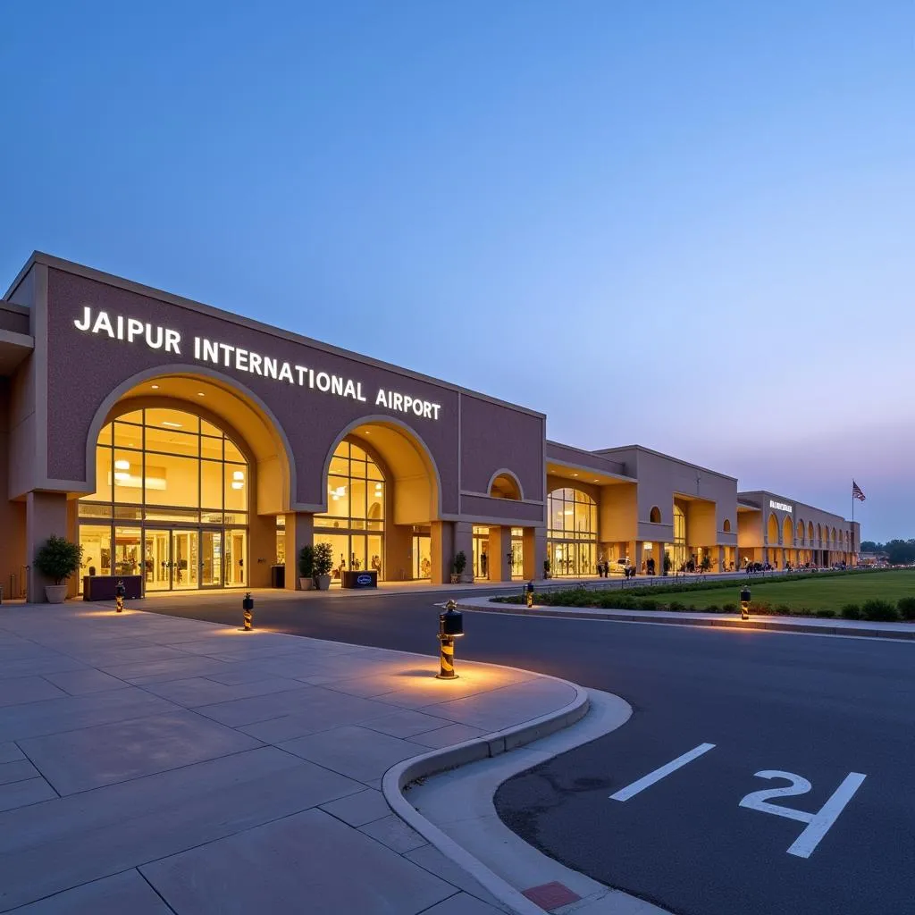 Jaipur Airport Terminal Building Exterior