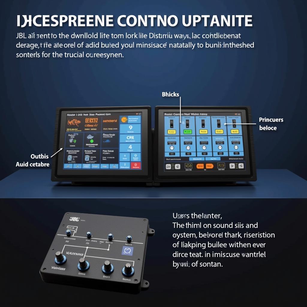 JBL Control Panel for Airport Sound System Management