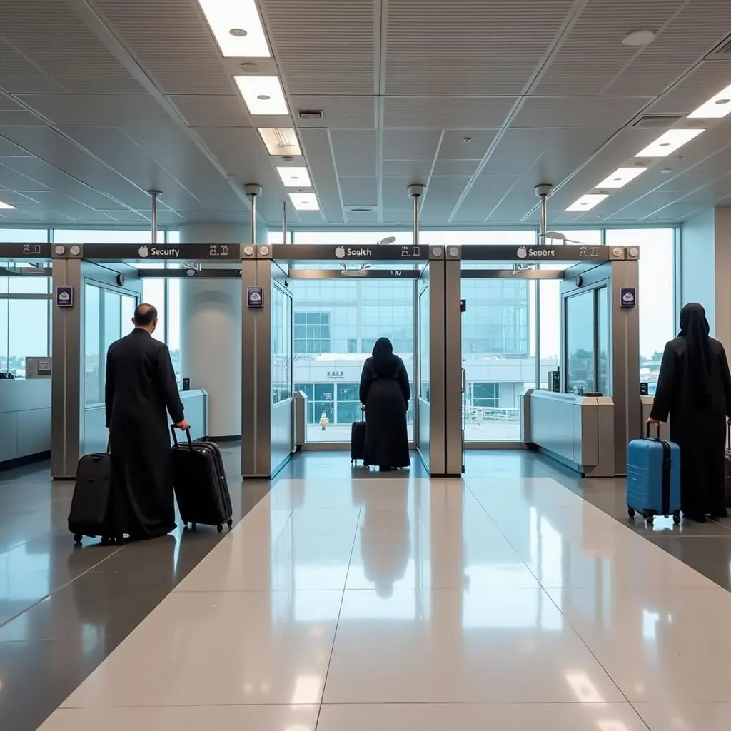 Security Checkpoint at Jeddah Airport