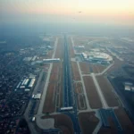 JFK Airport Aerial View