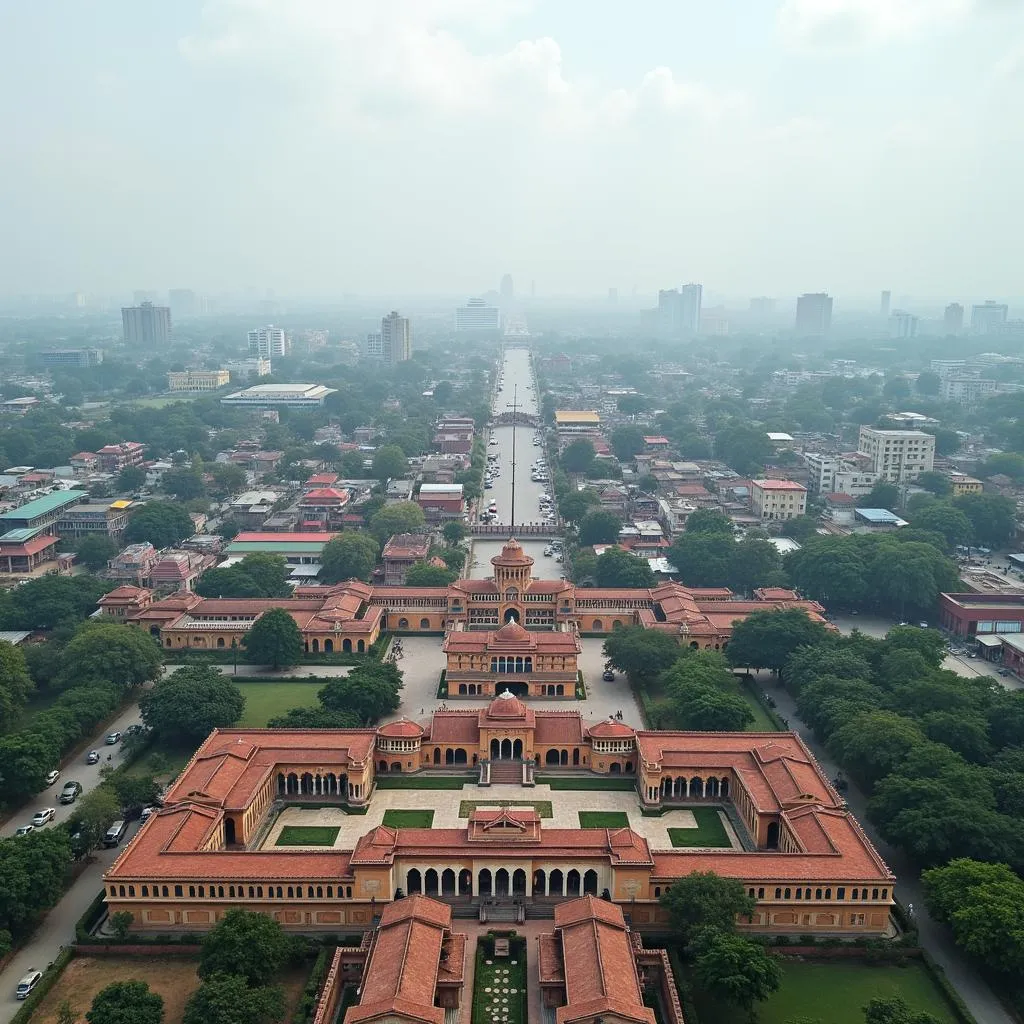 Panoramic view of Jharsuguda City