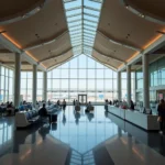 Jubail Airport terminal interior