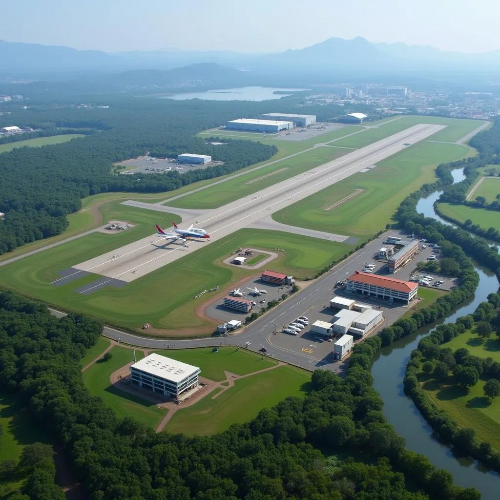 Kannur Airport: Aerial View of Future Expansion