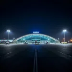 Kanpur Airport Night View