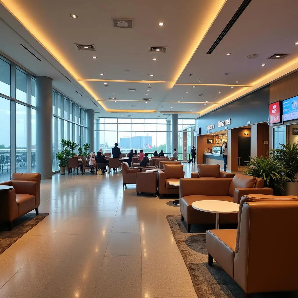 Spacious Passenger Lounge at Kazi Nazrul Islam Airport