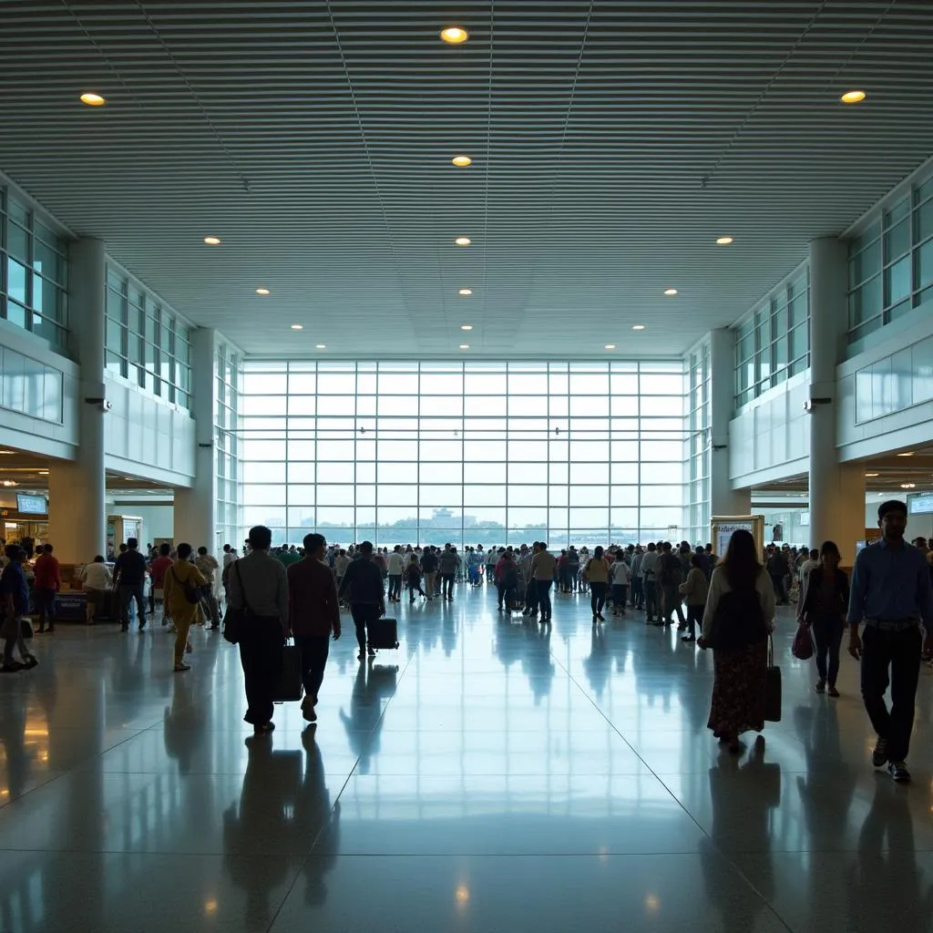 Bangalore Airport Arrivals Area