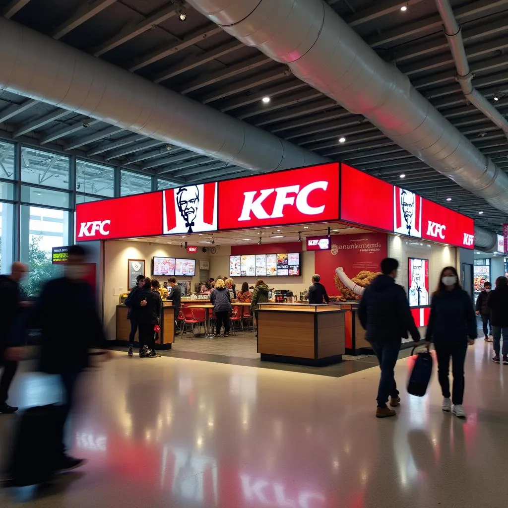 KFC Location Near Airport