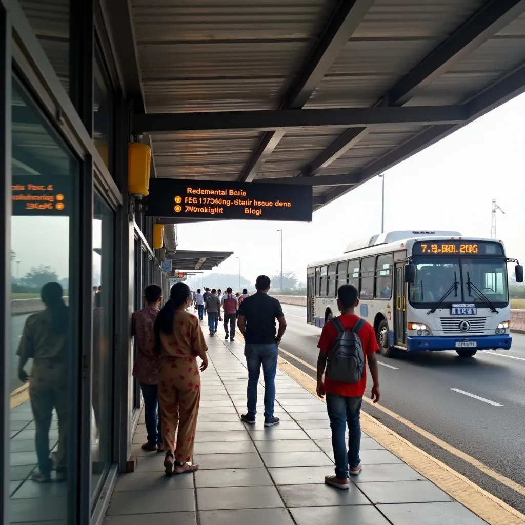 BMTC Airport Bus Stop