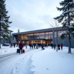 Modern Kittila Airport Terminal