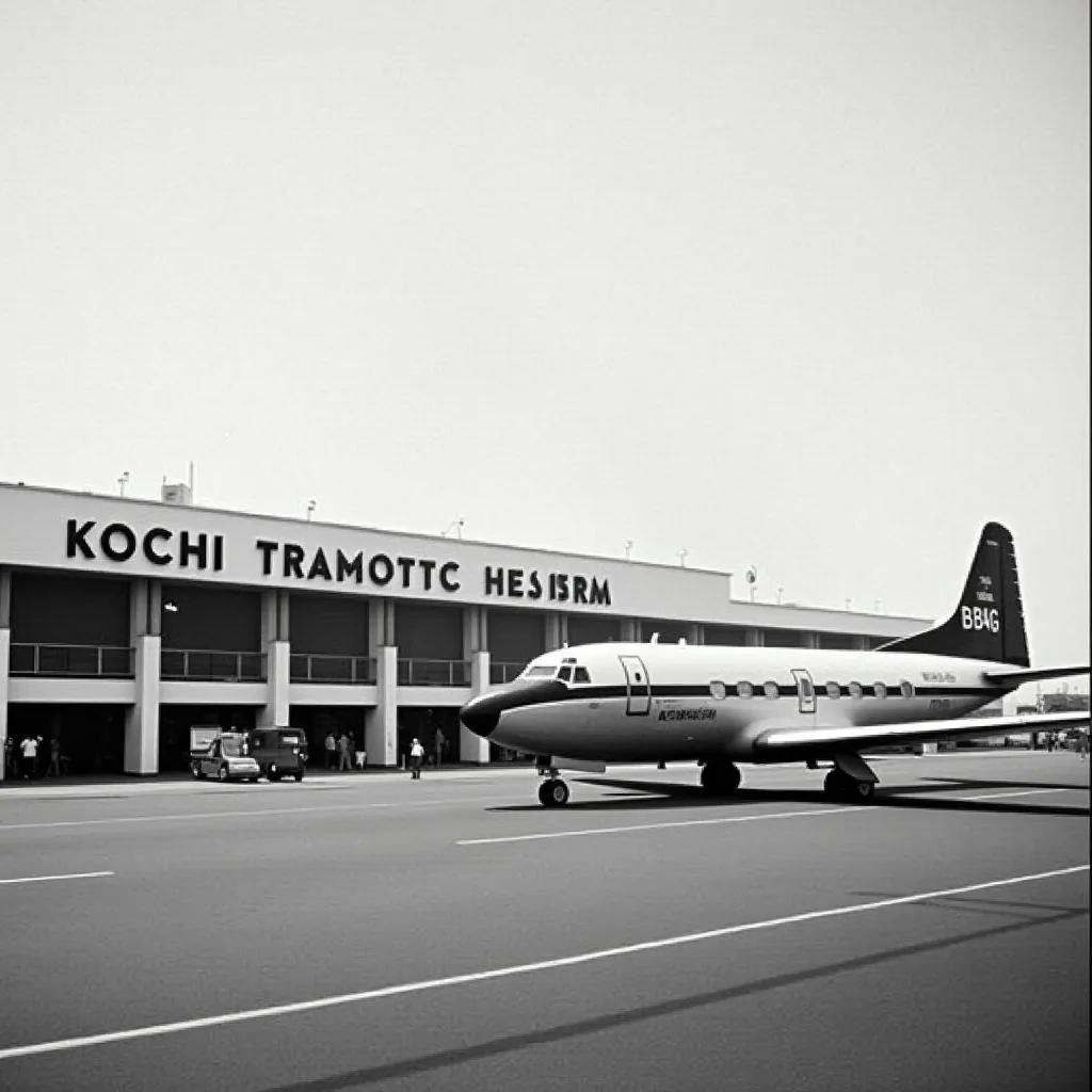 Kochi Airport in its early years