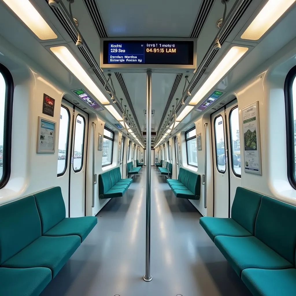 Kochi Metro Train Interior