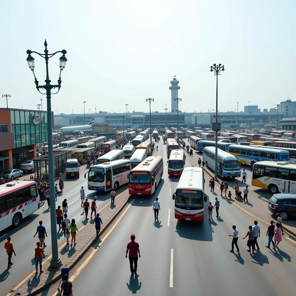 Kolkata Airport AC Bus Stand